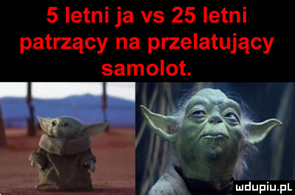 letni ja vs    letni patrzący na przelatujący samolot