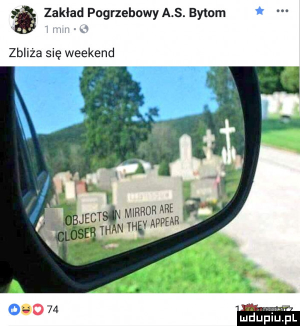 zakład pogrzebowy a s. bytom na zbliża się weekend
