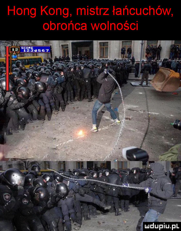 hang kong mistrz łańcuchów obrońca wolności a