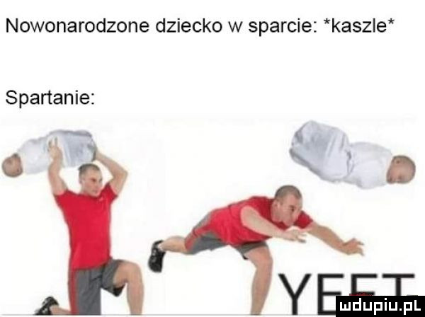nowonarodzone dziecko w sparcie kaszle spartanie. c x