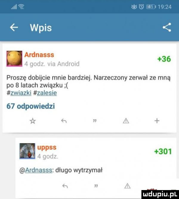 proszę dobijcie mnie bardziej. narzeczony zerwał ze mną po   latach związku zxvjazkl zalce    odpowiedzi     ardngsss dlugo wytrzymał