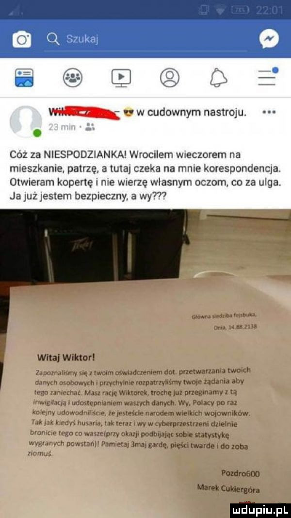 cez za niespodzianka wvocﬂem wieczorem na maeszkame patrzę a luta czeka na mme korespondencja otwmam kopertę me wierze własnym oczom co za ulga ja juz lesiem bezpieczny a w   . w n u mam wita wlklorl mmmłv w w z mmm mwudtlenmm om unetwarmm mw m uwhnwwh. vuythylmo romain dumy mo enema aby rv n. lm mw w w hmmm an plzﬂﬁmamy z na www unsrępmwem w. szvrh danym wy wm pa mz w. m mmmm anne nmoam wielkich wmowmkaw m m w w wbunuestrxem anetka wn a w ma mm n some smyswke m mmvmmm magma pięśmwamuanzobn v u wan m rammeoo marek cukleqóu