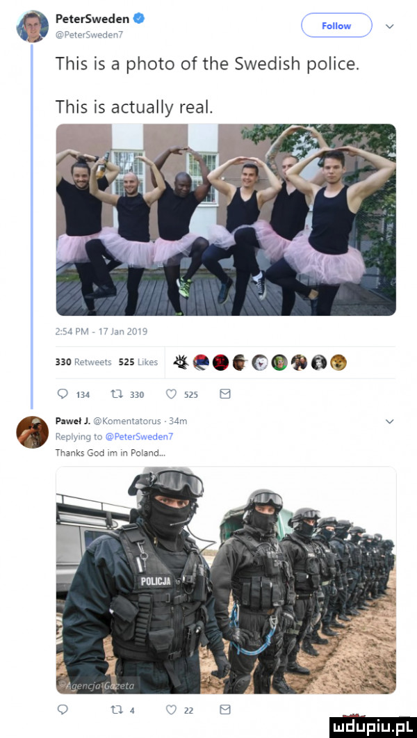 fellow v tais is a ploto of tee swedish police. tais is actually real na         ś                um     b