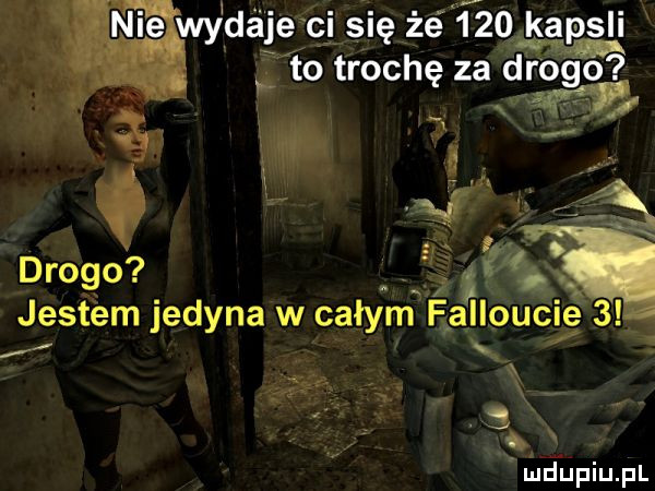a t   trochę za d odo x s drogo jestem jedyna w całym falloucie   x   w. abakankami  . ludlupiupl