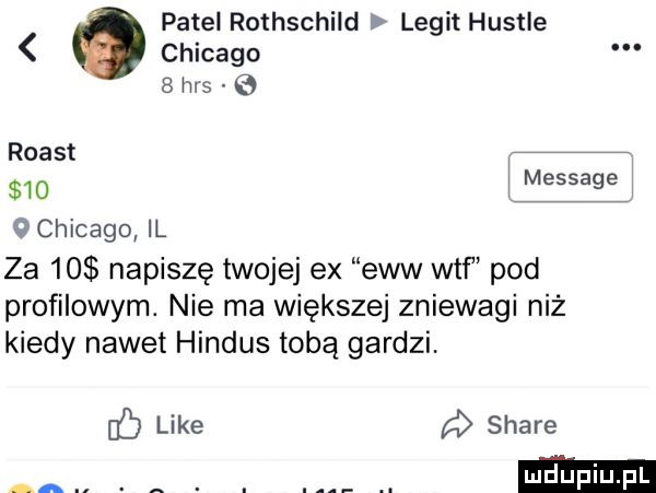 pętel rothschild legat hustle chicago b has   roast    message o chicago il za      napiszę twojej ex esw wtf pod profilowym. nie ma większej zniewagi niż kiedy nawet hindus tobą gardzi. ó like a stare ann