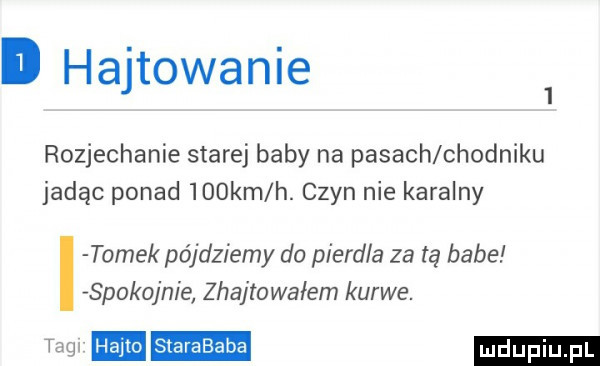 Hajtowanie