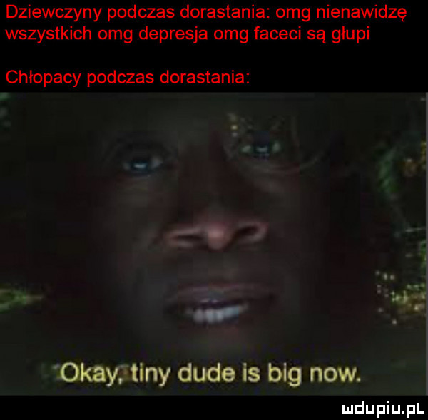 dziewczyny podczas dorastania omg nienawidzę wszystkich omg depresja omg faceci są głupi chłopacy podczas dorastania i. v ql  . okawtiny dude is big now