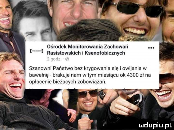 ośrodek munnmwania zachowań rasistowskich i ksenofobicznych szanowm państwo bez krygowania się i owijania w bawełnę brokule nam w tym miesiącu ok      zł na