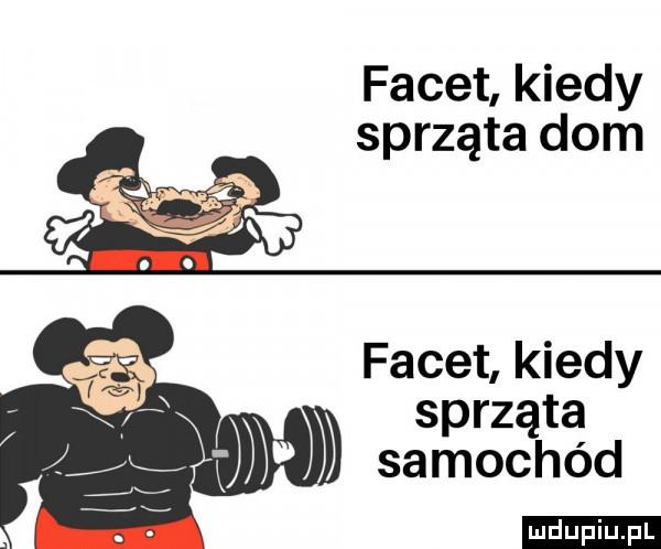 facet kiedy sprząta dom facet kiedy sprząta samochód ludu iu. l
