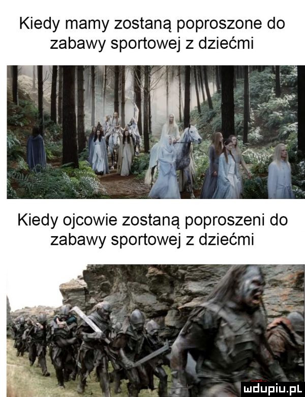 kiedy mamy zostaną poproszone do zabawy sportowej z dziećmi kiedy ojcowie zostaną poproszeni do zabawy sportowej z dziećmi