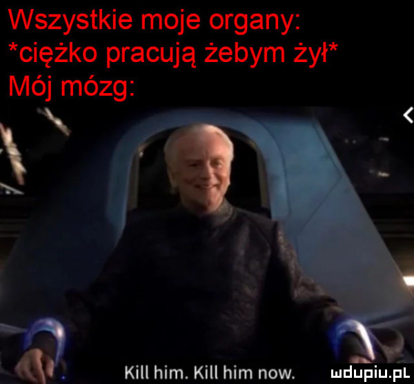 wszystkie moje organy ciężko pracują żebym żył mój mózg j. abakankami. abakankami q. k ii ham. kall ham now