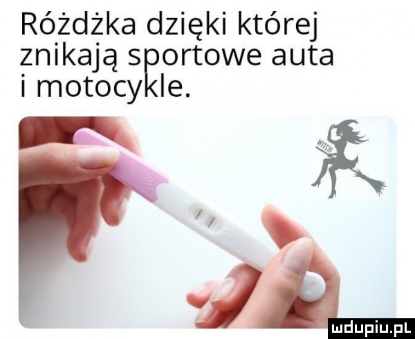 różdżka dzięki której znikają sportowe auta i motocykle