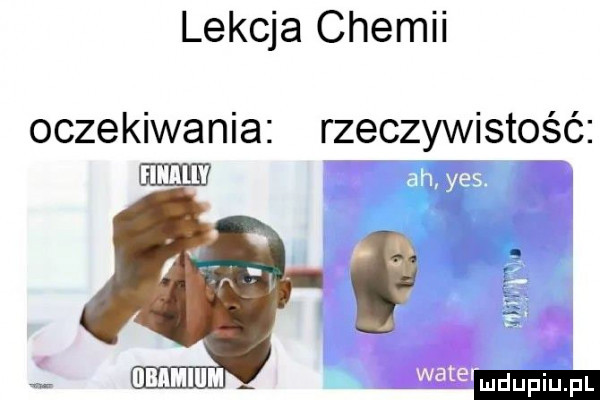 lekcja chemii oczekiwania rzeczywistość ludu iu. l