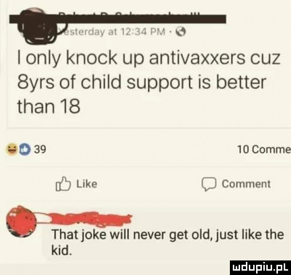 irmy knock up antivaxxers cez  yes of child support is better tran    o       comte    like c comment. thatjoke will neper get ocd just like tee kad