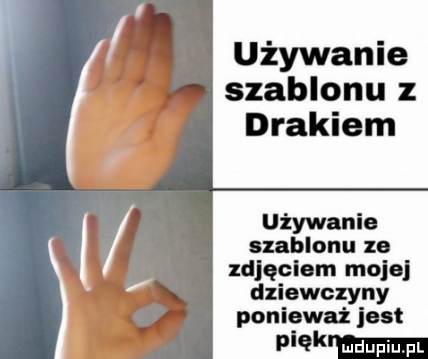 używanie szablonu z brakiem używanie szablonu ze zdjęciem mole dziewczyny ponieważ jest plak