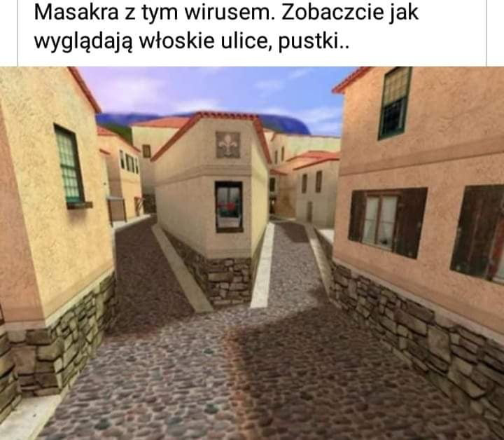 masakra z tym wirusem. zobaczcie jak wyglądają włoskie ulice pustki