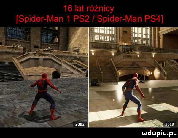 lat różnicy spider man   ps  spider man ps  nn