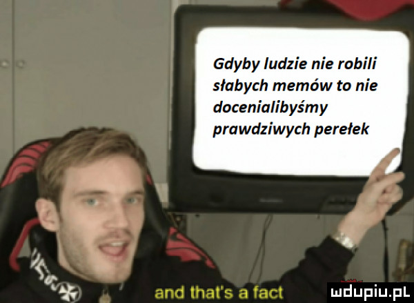 gdyby ludzie nie robili słabych memów ta nie docenialibyśm y prawdziwych perełek mm mm a arr f. i