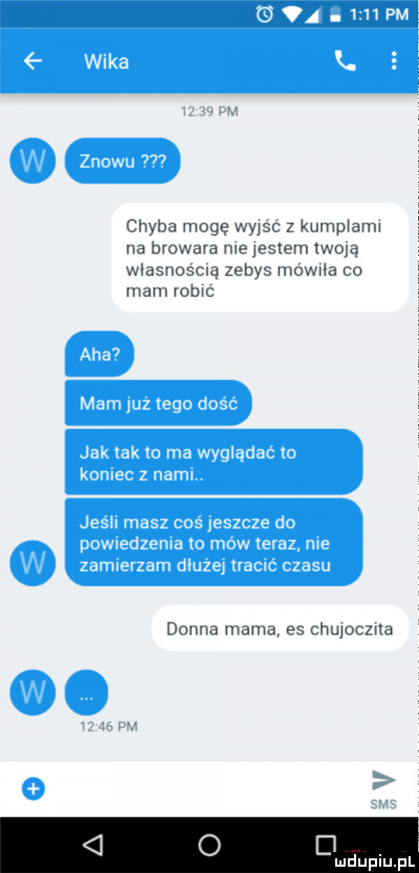 chyba mogę wy sc z kumplarw na browara me jestem tleją wmsnosqu zebys mm wba co mam robic dohhg mama es chujocziid e