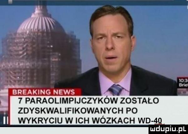 w voy ą breaking news.   paraolimpijczyków zostało   zdyskwalifikowanych po l wykryciu w ich wozkach wom