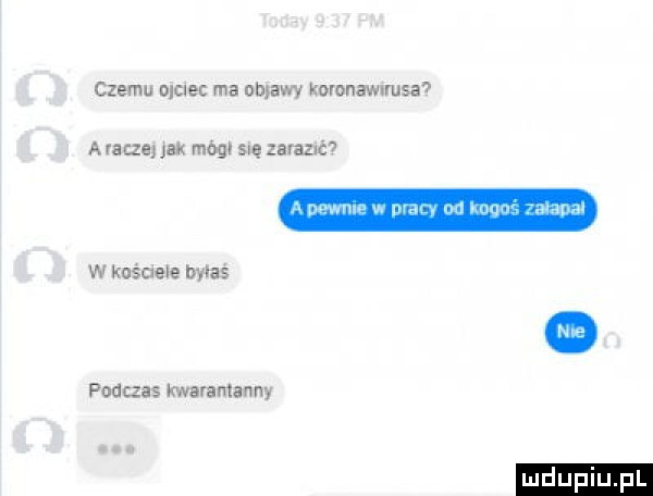 czemu dociec ma obławv kovonawwsa a racze jak mów się zaraz na mam mam w kościele bv aś podczas kwaramanny