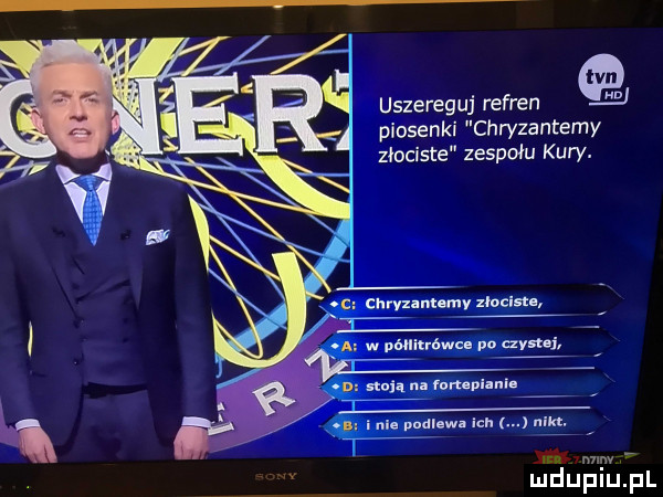 uszereguj refren a y piosenki chryzantemy złociste zespołu kury. a mm. abakankami. w v mduplu pl