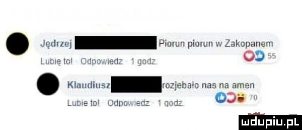 mew mnpwg wam. klaudiusz ro nam nas. na amen l mo   m   obi w
