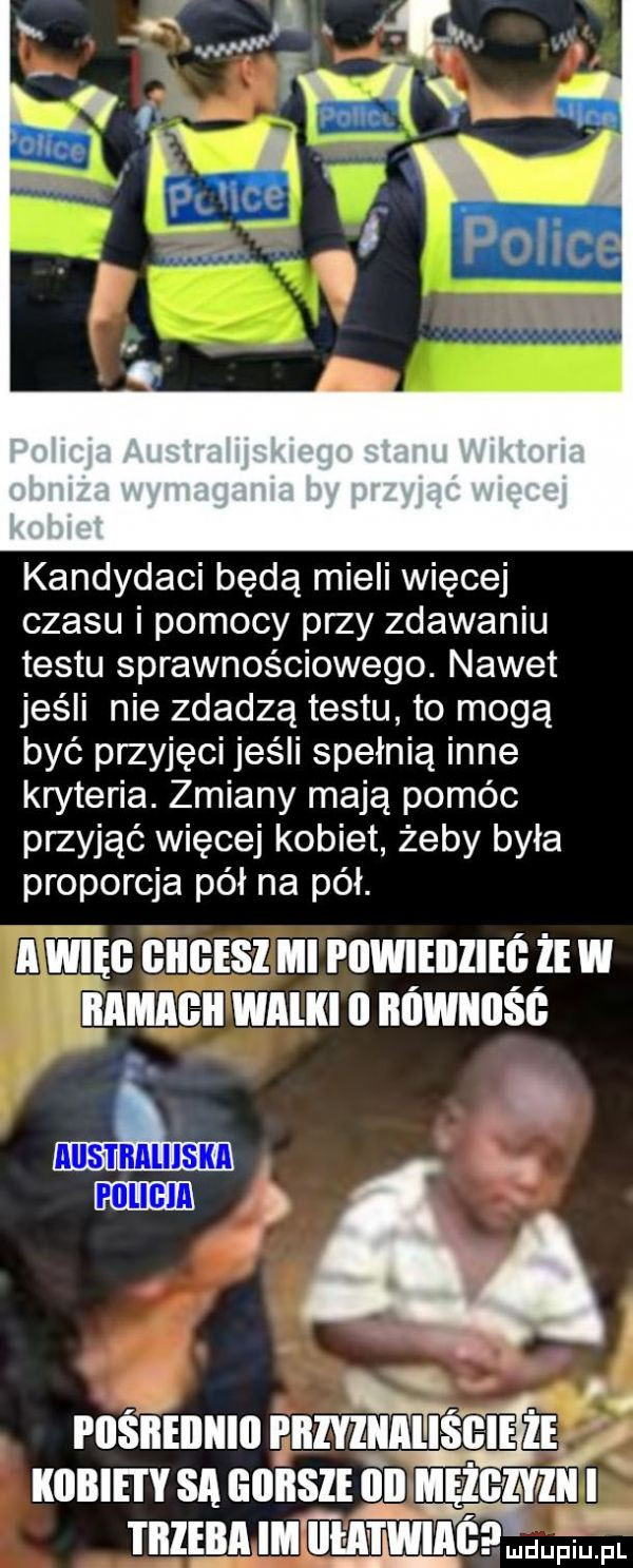 kandydaci będą mieli więcej czasu i pomocy przy zdawaniu testu sprawnościowego. nawet jeśli nie zdadzą testu to mogą być przyjęci jeśli spełnią inne kryteria. zmiany mają pomóc przyjąć więcej kobiet żeby była proporcja pół na pół. wai giigesi mi powieillieg i w eamagii walki ll iii iwiiiiśi l l. abakankami ą. rośnrnrrru rgnzvzryrusgjerr    mmm są unnsunnrrrrgmmrrr rnzgnnrmimarjwr n cy mdum