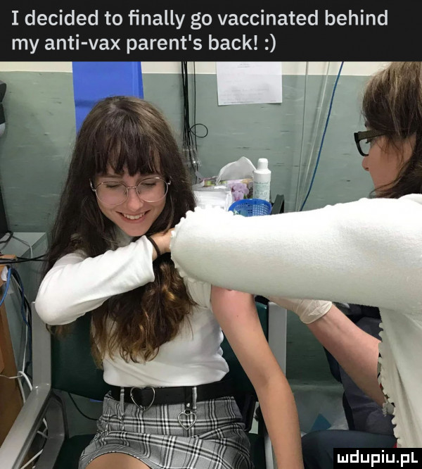 i decided to finalny go vaccinated belind my anki vox patent s beck
