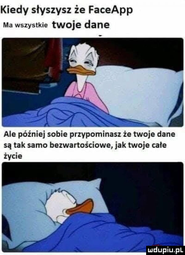 kiedy słyszysz że faceapp ma wszystkie twoje dane r a j ala później sobie przypominasz że twoje dane są tak samo bezwartościowe jak twoje cafe życie