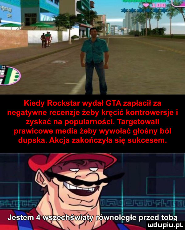 ed kiedy rockstar wydał gta zapłacił za negatywne recenzje żeby kręcić kontrowersje i zyskać na popularności. targetowali prawicowe media żeby wywołać głośny ból dupska. akcja zakończyła się sukcesem