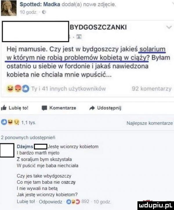 spotted madka dodamy nc e zdjecle n bydgoszczanki n hoi mamusie. czy jest w bydgoszczy jakieś gglarigm w któ m nie robi roblemów kobiet w ci ż byłam ostatnio u siebie w fordonie i jakaś nawiedzona kobieta nie chciala mnie wpuścić. ooo b lubiło. kommune udostępnij o.     rys najlepsze komentarze   ponownych udoslepnleﬁ dżajmsejesxę wclunrzy kobietom bardzo mana mjelo z sovakjum bym skozyslala w mm mae baba mechcuala czy jus take wbydgoszczy co mae tam baba me oszczy nie wywal na betą jak aeslę wc ionrzy kobietom lublelol od acz w   l pm   luduplu l