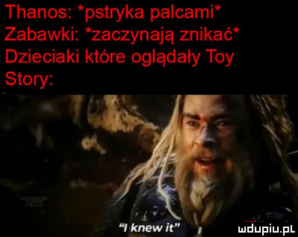thanos pstryka palcami zabawki zaczynają znikać dzieciaki które oglądały tey story