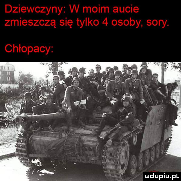 dziewczyny w moim aucie zmieszczą się tylko   osoby sary. chłopacy