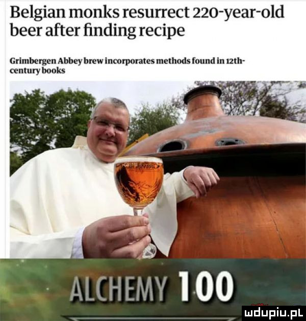 belgian monks resurrect     year ocd bler after ﬁnding recipe grimberxen abb-y brew inmrpmms methods mend in mh cenzury books