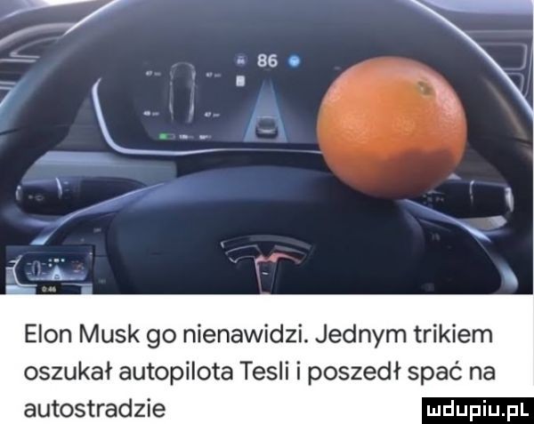 egon munk go nienawidzi. jednym trikiem oszukał autopilota tesli i poszedł spać na autostradzie