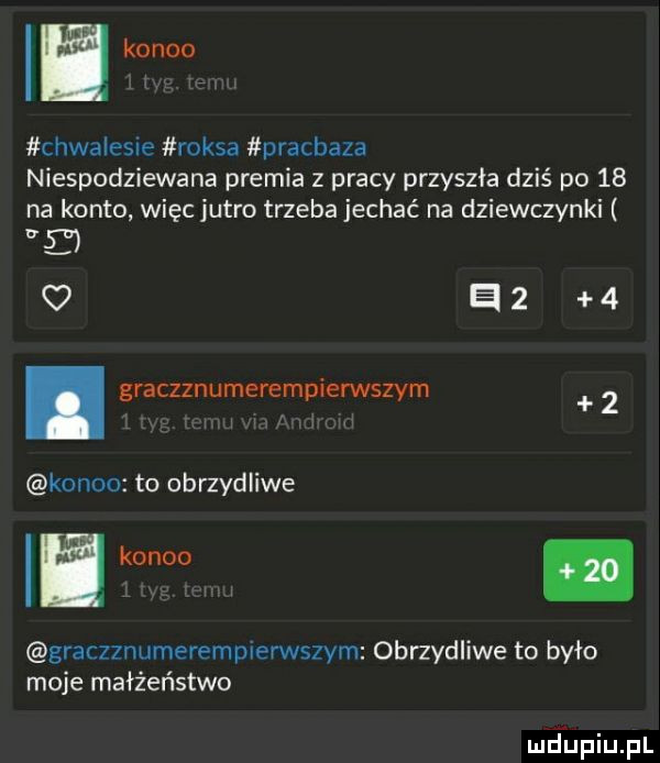 vi i kongo chwalebne raksa pranbaza niespodziewana premia z pracy przyszła dziś po    na konto więc jutro trzeba jechać na dziewczynki q     . graczznumerempierwszym   kondo to obrzydliwe i kongo. graczznumeremplerwszym obrzydliwe to było moje małżeństwo
