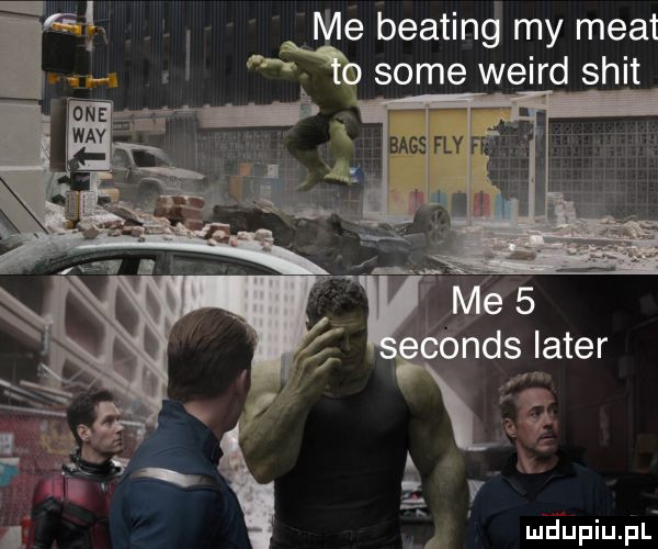 e beatind my maat. i some weird skit