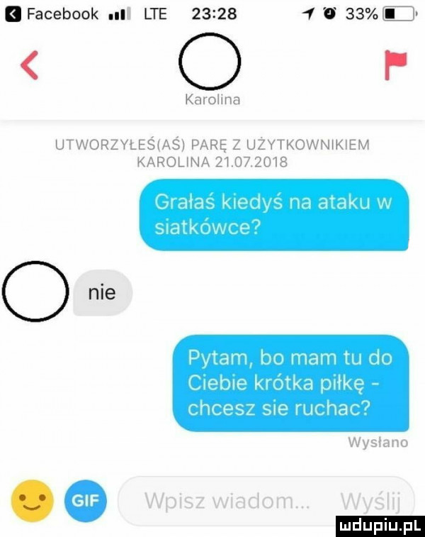 facebook lte         u    e o r karolina utworzyłeś aś parę z użytkownikiem karolina           o grafa k f ma na anim   ar c w     pytam bo mam tu do crebue krótka pałkę chcesz sue ruchac  wysłano wpisz wiadom. wyślij