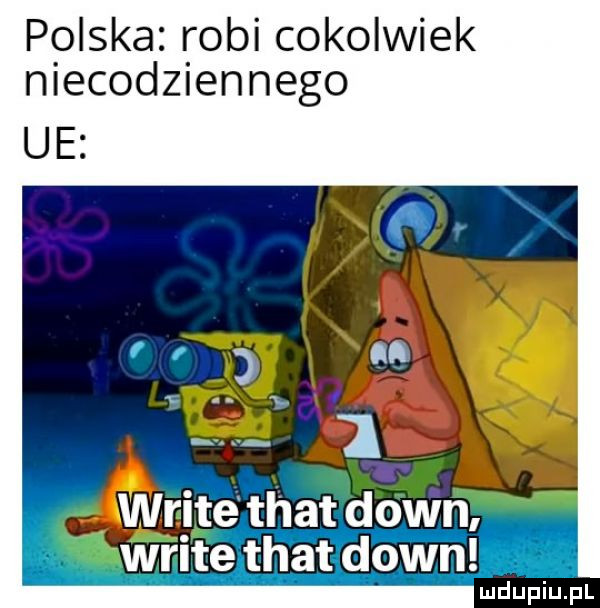 polska robi cokolwiek niecodziennego th trat down x wbite trat down