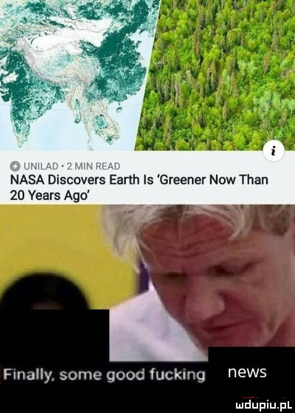 mm nasa discovers    yeats ago finalny some geod fucking news