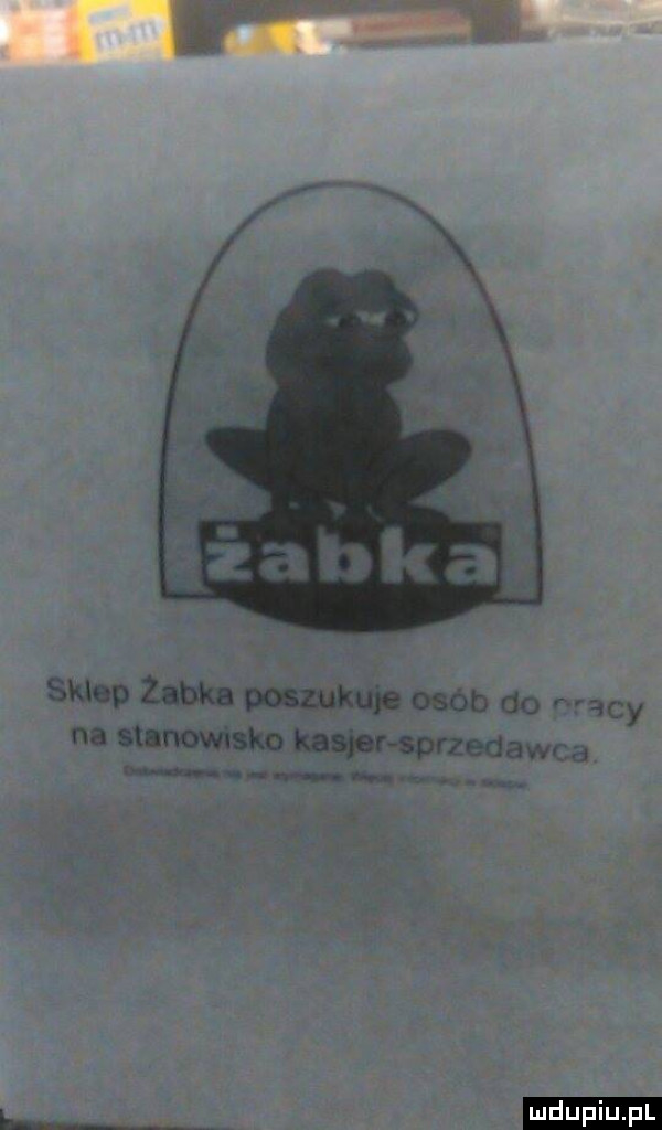 zakk sklep zm. mnie osób do nracy na zimowiska mahr sprzedawca i