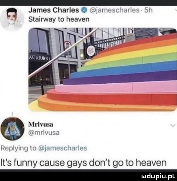 jj a james charles stairway to heaven cg. mrlvusa mam usa ronm wg to wmmeśchańcs it s finny cause grys don t go to heaven