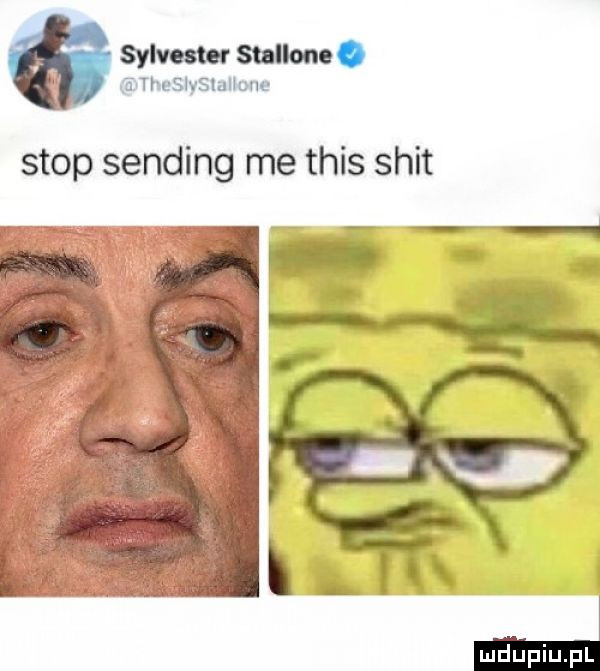 sylvester stallone. theslystanone stop sanding me tais skit ile e i m