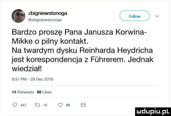 mgnewstonoga n. v v zmqmewsmnuqa i bardzo proszę pana janusza korwina mikre pilny kontakt. na twardym dysku reinharda heydricha jest korespondencja z führerem. jednak wiedział g    pm    dec       a ratwecls as limes o  m o m o na e