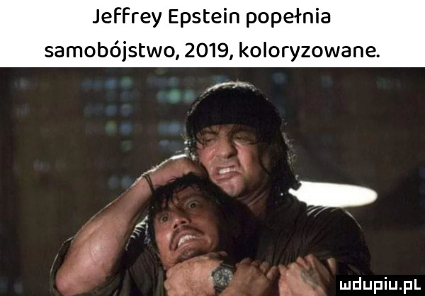 jeffrey epstein popełnia samobójstwo      koloryzowane. abakankami i x