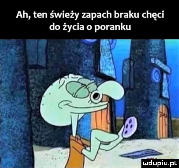 ah ten świeży zapach braku chęci do życia o poranku mdpiupl