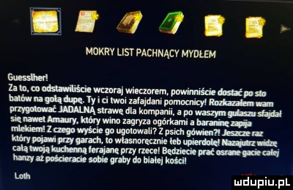 qlﬂ lal mdkrv list pachnacy mydlem w z in. ul w warn wilcmrem. powinniście m w. mylą to. ty i ci tani xalajdani pnmnaicy rada mwmedia kampanii. a po wazny dial sienna ly który wino zagryza ogórkami a hr ń wam ysdegougmwalinpsidu mn ml rm n hm er y-y mae a mam wiry ham kubu l ln. md upiupl