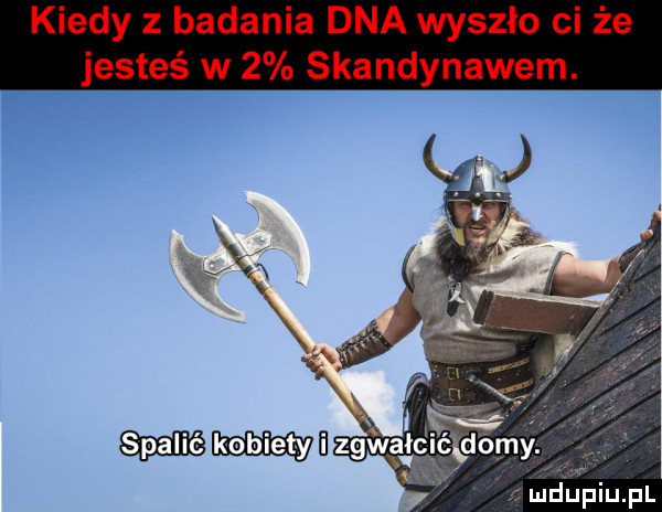 kiedy z badania dna wyszło ci że eseś w skandynawem. c omy. mzgęlc