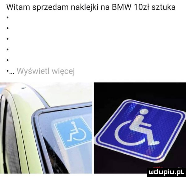 witam sprzedam naklejki na bmw    ł sztuka